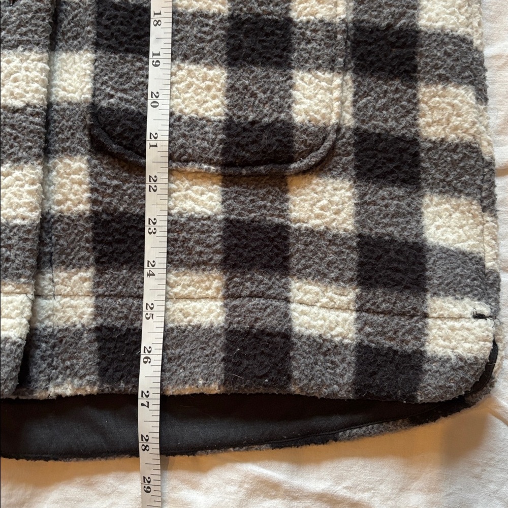 Vintage Lee Fleece Gingham Shacket - Picture 4 of 4